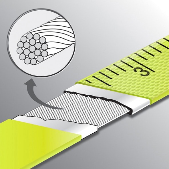 Komelon fibreglass tape structure Komelon fibreglass tape structure