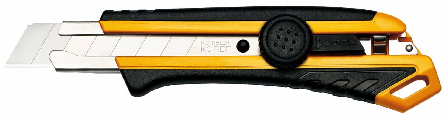 LRG-W5 / HRG-W7 Komelon Cutter Knive with Wheel Lock (snap-off knive)