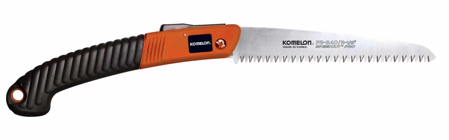 Komelon Folding Saw Komelon Folding Saw. Firm grip, folding blade. Japanese high carbon steel.